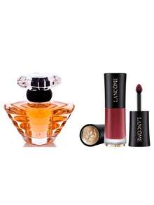 Lancôme 【香水套装】Tresor 女士香水喷雾+L'Absolu Rouge Drama Ink 半哑光唇釉 EDP+888 French Idol 香水 30ml+6ml - 多樣化香型 - 查看 2