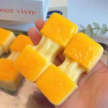 1个最新潮流逼真耐嚼麻糬捏捏乐玩具，舒缓压力软泥玩具 - 完美礼物，生日礼物，理想礼物，惊喜礼物，节日礼物，万圣节礼物，圣诞节礼物，游戏玩家礼物，复活节礼物 - 彩色 - 查看 3