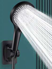 3 Modes Adjustable Large Panel Handheld Shower Head Pressurized Shower Head For Household Bathroom - Spiral Panel - View 6