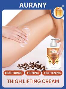 AURANY 200克紧致提拉大腿霜，蕴含蜂蜜、咖啡、生姜和荷荷巴油，滋养紧致大腿和上臂肌肤 - Tightening Cream - 查看 1