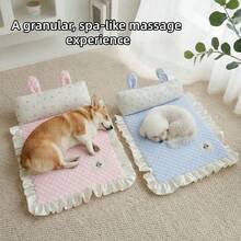 Cute Rabbit Ear Shaped Cooling Pet Mat - Washable /Cat Cooling Pad - Multicolor - View 6