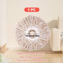 旋转拖把桶套装，包含3个拖把头，家用旋转地板拖把，免手持拖把，干湿两用，适用于家庭、厨房、浴室地板，清洁用品，清洁工具 - 彩色 - 查看 14