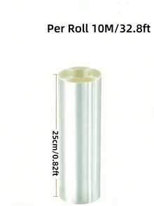 1 Roll Extra Long Transparent Cake Edging, Made Of PET Material, Cake Packaging Film, Used For Decorating Mousse, Chocolate Pastries, Baking Tools, Cake Decorations, Kitchen Supplies - Easily Make Delicious Cakes - Clear - View 11