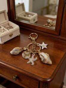 New Creative Seashell, Conch, Starfish, Star Shaped Keychains And Bag Charms, Fashion Accessories - Multicolor - View 2