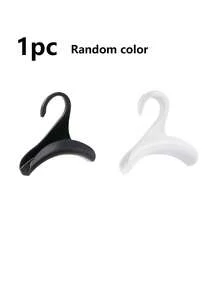 10 piezas/5 piezas/3 piezas Ganchos colgantes con forma de arco, estante para colgar bolsos, armario, almacenamiento, mochila, bolso, cartera, percha de plástico - Negro - Ver 14