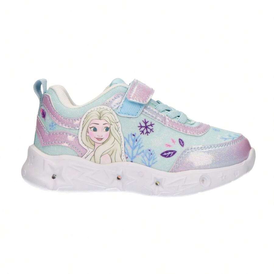 Disney CERDÁ LIFE'S LITTLE MOMENTS Light Sole EVA Sport Shoes With Frozen Lights, Size 25, Light Blue - Blue - View 1