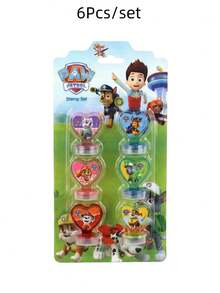 Paw Patrol 6入/組 汪汪隊立大功愛心印章套組 & 用於設計 - 適合生日派對贈品、教師感謝禮及主題活動，教室友善 - 卡通 - 查看 10