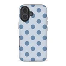 Light Blue And Brown Polka Dot Phone Case - Shock-Proof Phone Case, Suitable For IPhone 17/16/15/14/13/12/11 Pro Max/Pro Plus/12 Mini/13 Mini - Haze Blue Dot - View 6