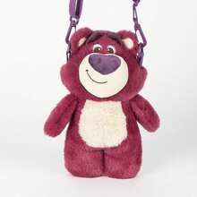 Cerdá Túi vải nhung mềm mại hình nhân vật Toy Story dành cho trẻ em | Ba lô mềm mại cho bé yêu thích Disney Pixar - Hồng - Xem 3