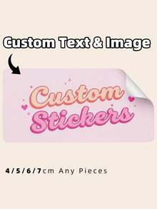 1–120 st. rektangulära klistermärken – med personliga etiketter, varumärkeslogotyper, företagsdekaler, fraktetiketter och ordersigill. Dessa klistermärken fungerar som den perfekta sista touchen för bröllopsgåvor, födelsedagspresentpåsar, kuvertsigill, festdekorationer och ljus. - Multifärgad - Visa 1