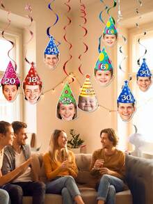 Giấy vụn trang trí tiệc theo yêu cầu, Trang trí tiệc sinh nhật, Đồ trang trí treo xoắn ốc theo yêu cầu, Trang trí trần nhà cá nhân hóa, Giấy vụn trang trí mặt theo yêu cầu, Phụ kiện chụp ảnh hình bóng, Trang trí sáng tạo cho sinh nhật, đám cưới, ngày lễ, tiệc kỷ niệm, Quà tặng bất ngờ, Trang trí tiệc sinh nhật, Giấy vụn trang trí ảnh cá nhân hóa, Ngày lễ, Ngày của Mẹ, Ngày của Cha, Đồ trang trí treo ảnh cá nhân hóa - Nhiều màu - Xem 8