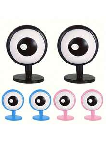 Conjunto de 2 peças [Inclui dois pontos de cola grandes] Decorações para olhos de bicicleta elétrica, acessórios divertidos para olhos de capacete, acessórios fofos para modificação de bicicletas e motocicletas, enfeites exclusivos para luzes de skate - A - Ver 9