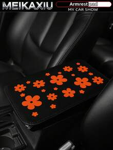 MEIKAXIU 新款粉色3D泡棉花朵潛水料車用扶手墊 中控台墊 女性車飾 - 發泡花扶手墊 - 查看 19