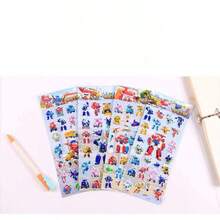 Super Wings Cartoon Bubble Stickers, 3D Sticker Decals, Children's Toys, Cute Gift For Boys - Multicolor - View 3