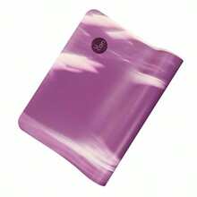 U can - Tapete de yoga mat y ejercicio PU 5 mm grosor Antideslizante y antiderrapante Ecofriendly Grueso 183x68 cm Bueno y profesional UCAN Pilates barre hit funcional - Morado Marmol - Ver 3
