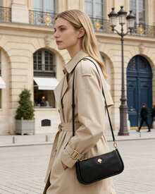 Kate Spade KS KAYLA 女士单肩包/手提包/拉链包 - 黑色 - 查看 3