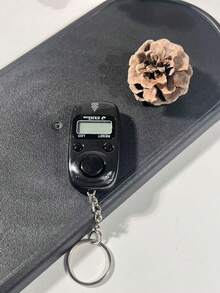 Contador electrónico de grano de madera, contador de recuento manual con retroiluminación LED, llavero con cordón portátil, dispositivo de recuento de sutras budistas, contador de reinicio preciso - Multicolor - Ver 13