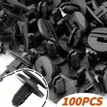 Bộ 20/50/100 kẹp chắn bùn cản xe hơi, kẹp vít giãn nở kiểu đẩy-kéo, dụng cụ tháo lắp sửa chữa ô tô, phụ tùng ô tô - A - Xem 10