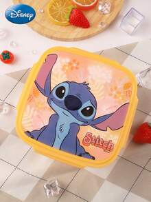 Disney 1个官方授权史迪奇午餐盒，热带花卉印花设计，双隔层食物容器，PP材质，防漏安全锁扣，便携，适合学校午餐、户外野餐和日常用餐，是粉丝的理想礼物。 - 彩色 - 查看 6