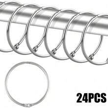 Móc treo rèm tắm bằng kim loại dày, chống thấm nước và chống gỉ, chất liệu thép không gỉ, dễ lắp đặt, không dễ bị tuột. Thích hợp cho phòng tắm, phòng ngủ, phòng khách, cửa sổ, phụ kiện trang trí nhà cửa, trang trí mùa thu, phụ kiện phòng tắm. - Nhiều màu - Xem 12