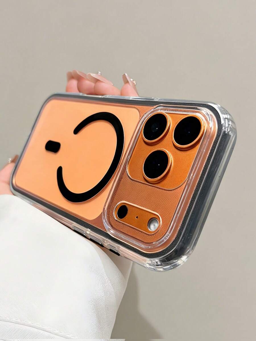 Luxury Shock-Absorbing Transparent 2-In-1 Candy Color Magnetic Wireless Charging Phone Case For IPhone 17 Pro, 17 Pro Max, 17 Air, 12, 13, 14, 15, 16 Pro Max, 14, 15, 16 Plus, Soft TPU Anti-Fall Protective Cover For Men And Women
