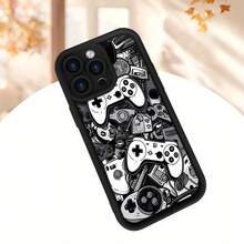 Funda de Teléfono Móvil con Patrón de Consola de Juegos Creativa, Textura Esmerilada, Diseño de Ojo de Cielo y Escalera, Agarre Cómodo para iPhone 16/16PRO/16PLUS/16PROMAX/15/15PLUS/15PRO/15PROMAX/14/14PLUS/14PRO/14PROMAX/13/13PRO/13PROMAX/12/11/Plus/Pro/Max/XS/XS MAX. Ideal para regalar a amigos, novias, novios, familiares, teléfonos móviles, bolsos, accesorios para móviles, fundas para teléfonos, decoración de habitaciones, accesorios, fundas transparentes para teléfonos, verano, correas para teléfonos, fundas para teléfonos de hombre, fundas negras para teléfonos, fundas rosas para teléfonos, fundas para teléfonos de hombre, fundas para teléfonos de mujer, protección para teléfonos móviles, accesorios de playa, regalos de fresa, fundas protectoras para teléfonos. - Estilo (1 pieza) - Ver 6