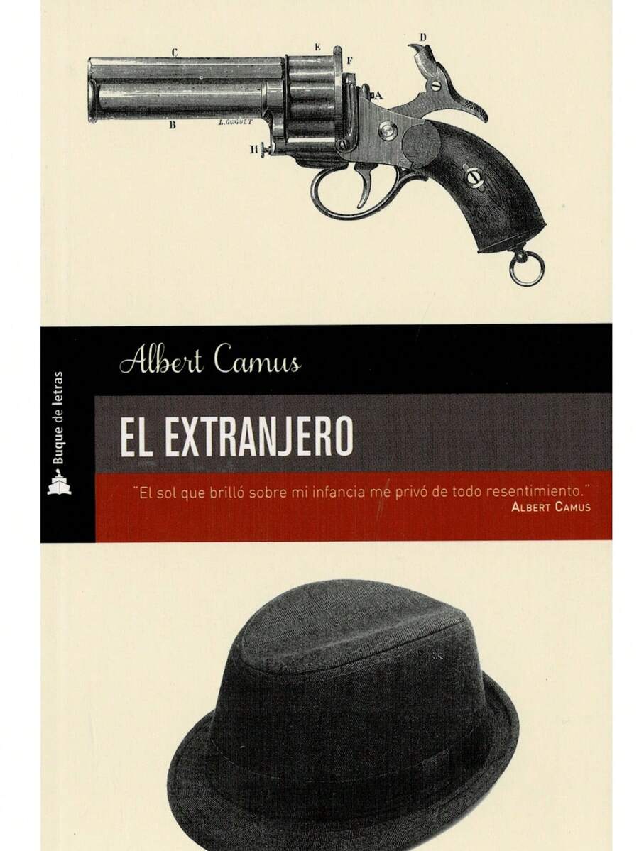 El Extranjero - Autor: Albert Camus - Medidas: 21 cm x 13.5 cm. - Páginas: 116 - El extranjero es una de las obras más relevantes del escritor francés Albert Camus. Esta obra transcurre en Argelia, a mediados del siglo xx y narra la historia de Meursault, quien, pese a cualquier acontecimiento, sea bueno o malo, se muestra como un ser indiferente a la realidad por resultarle absurda e inabordable. - Libro único - Ver 1