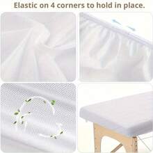 1 cái/10 cái/20 cái/30 cái/50 cái Ga trải giường massage dùng một lần, dày dặn và bền chắc, chất liệu vải không dệt thoáng khí, thích hợp cho tẩy lông/xăm hình/chăm sóc da mặt/salon. - Nhiều màu - Xem 8