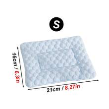 1 tấm lót võng chống trượt bằng lụa lạnh, thảm mát cho thú cưng nhỏ như chuột đồng, nhím, thỏ - Nhiều màu - Xem 21