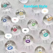 3/10/20个装透明软萌捏捏乐玩具，带可爱迷你小鼻子，卡通减压球，挤压玩具，柔软橡皮泥质感，适合女孩和儿童 - 彩色 - 查看 8