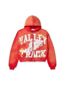 2026 Primavera Y Otoño Versión Europea Y Americana Sudadera Con Capucha Juvenil De Gran Tamaño Sudadera Casual Con Cremallera - KTT001 - Ver 1