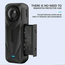 适用于 Insta360 X5 的硅胶保护套，X5 配件保护套，完美适用于户外运动、假日旅行、校园摄影和派对，X5 保护壳 | 轻巧设计 | 易于安装和拆卸 | X5 用户的理想礼物 - 查看 4