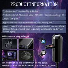 Projecteur de lune coloré, comprend 4 projecteurs de lune interchangeables, veilleuse rotative à 360°, lampe d'ambiance LED portable avec prise USB, décoration de fond de photo de plafond de chambre à coucher. - Projecteur de 4 Lunes - Voir 4