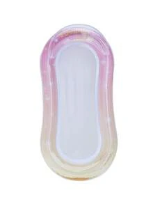 充氣漂浮排水床，游泳池漂浮椅，雛菊條紋漂浮床附杯架，透氣漂浮椅，加厚 PVC 漂浮床，採用加厚 PVC 材質 - 條紋小雛菊 - 查看 17