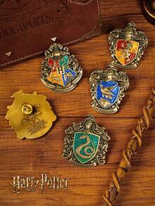 Harry Potter 四大名校徽章，复古胸针，四大名校，周边礼品，背包徽章，时尚装饰礼品[官方授权] - A - 查看 3