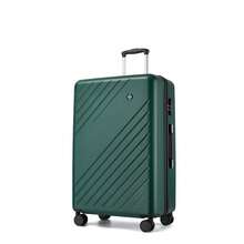 Hard-Shell Luggage Set | 20-Inch Carry-On (Cabin), 24-Inch Medium Checked Bag, 28-Inch Large Checked Bag | ABS+PC, 360° Quiet Wheels, Combination Lock | For Holidays, Business, Family & Weekends - Green - View 11