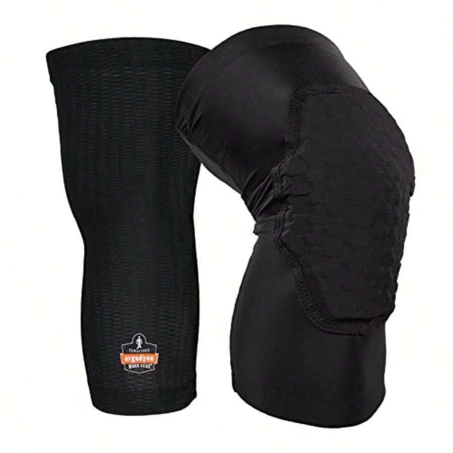 Ergodyne ProFlex 525 - Rodilleras ligeras acolchadas - Negro - Ver 1