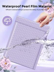 5/10/20 unidades Sobres acolchados con burbujas de color púrpura, sobres de polietileno con burbujas, adecuados para pequeños negocios, envío de sobres, bolsas de embalaje, sobres acolchados, sobres de correo, suministros de envío, adecuados para libros, ropa, paquetes, entrega de artículos individuales, embalaje para pequeños negocios, sobres con burbujas - Multicolor - Ver 3