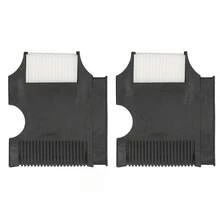 2-Piece Quick Connect Fender Hanger – Adjustable Boat Bumper Clips, Fits 1in Rail - Black - View 12