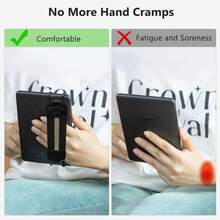 1 dây đeo an toàn cho thiết bị đọc sách, dây đeo an toàn cho máy tính bảng, phù hợp với máy đọc sách điện tử và máy tính bảng từ 6-7.5 inch, bao cầm nắm đa năng nhẹ, vỏ bảo vệ máy tính bảng. - Xem 7