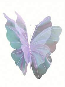 1/3 Pcs Artificial Flower Butterflies, Artificial Wedding Butterfly Decor, 3D Butterfly Wall Decor, Silk Artificial Butterflies, Wedding Decoration, Wedding Venue Decoration, Outdoor Garden Decoration, Shop Window Birthday Theme Party, Summer Decoration, Home Living Room Decoration, Garland Decoration, Large Flower Decoration, Table Centerpiece Decoration, Courtyard Balcony Decoration, Wall Decoration, Gift. - Multicolor - View 15