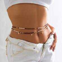 3pcs/Set Bohemian Style Glass Bead Body Chain, Suitable For Women's Daily Wear And Beach Resort Outfits - Waist Chain - View 7