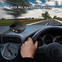 VAORLO 蓝牙5.4音频接收器，带RCA、3.5mm AUX、USB接口，立体声，NFC无线适配器，内置麦克风，兼容车载功放，支持U盘/TF卡 - A - 查看 9