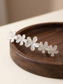 1pc Korean Large Butterfly Rhinestone Hair Clip, Cat Eye Crystal Ponytail Clamp, Claw Clips - Multicolor - View 8