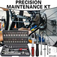 45/53pcs Tool Collection, Premium Professional Vehicle/Motorbike Repair Toolkit, 1/4 Inch Drive Deep And Standard Wrench Collection, Racing-Quality Vehicle Components Repair Ratchet Wrench And Additional Vehicle Repair Additions Toolkit - A - View 5