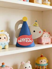 These Felt Birthday Hats Make Charming Decorations For Parties, With A Delightful And Festive Design. They Are Suitable For Various Occasions, Including Birthday Parties, First Birthday Celebrations, Adult Gatherings, And Family Events. - A - View 6