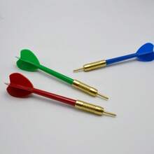 3/8 Peças Canetas Esferográficas com Formato de Dardo - Material Durável de PVC, Ponta Média, Adequado para Estudantes, Presentes de Eventos, Presentes de Natal e Materiais Escolares, Variedade de Cores, Papelaria Estudantil, Design Divertido, Escrita Suave. - A - Visão 8