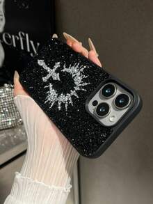 1个全镶钻十字设计手机壳，适用于 17 Pro Max/17/17 Pro/16 Pro Max/16/16 Pro/16 Plus/15/15 Pro Max/15 Pro/15 Plus/11/12/13/14 Pro Max/XS/XR/11 Pro/11 Pro Max/12 Pro/12 Pro Max/13 Pro/13 Pro Max/7 Plus/14 Pro/14 Pro Max/14 - 銀色 - 查看 2