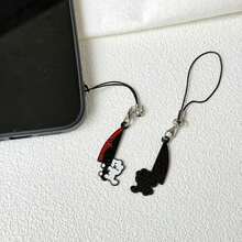 1/2pcs Cute Bear Kitchen Decor Phone Charm, Phone Accessory Pendant, Holiday Decoration, Elegant USB Charm Suitable For Smartphones - Multicolor - View 7