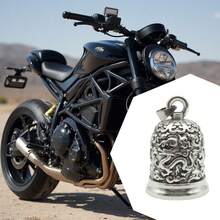 1pc Motorcycle Bell With Auspicious Cloud Design, Lucky Bell - Dragon Pattern Auspicious Clouds - View 9